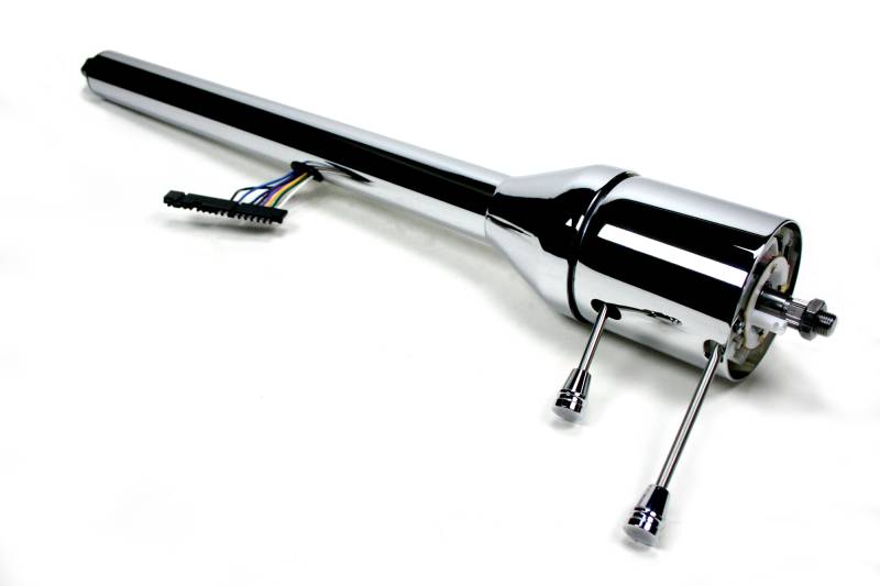 Retrofit 1958 ImpalaTilt Floor Shift Steering Column - Chrome