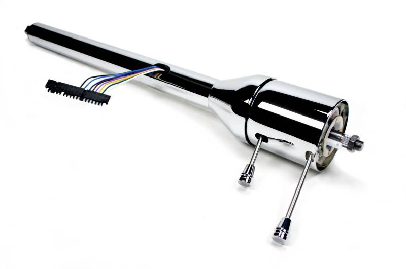 Retrofit 1955-59 Chevy Truck Tilt Floor Shift Steering Column - Chrome
