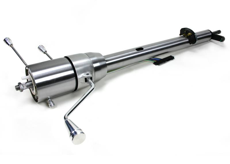 Retrofit 1963 64 Impala Tilt Column Shift With Dash Bezel Steering Column Paintable Steel 1140670010 Ididit Llc
