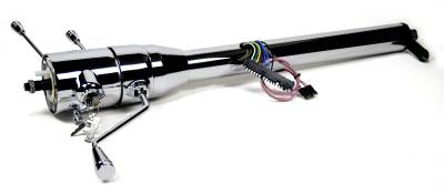 IDIDIT - 28" Tilt Column Shift Steering Column with id.CLASSIC Ignition - Chrome