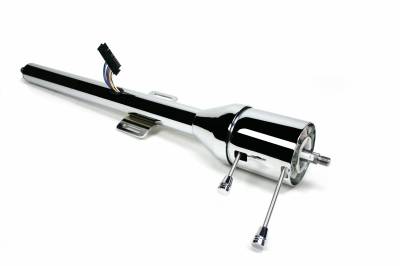 1967-72 GM Style Ford Half-Ton Truck Tilt Floor Shift Steering Column Power Box - Polished