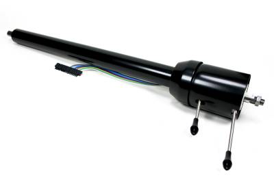 1957 Chevy Tilt Floor Shift Steering Column - Black Powder Coated