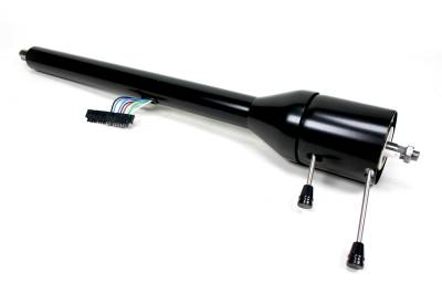 1958 Impala Tilt Floor Shift Steering Column - Black Powder Coated