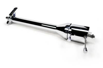 EZ Go 4-bolt Mount Tilt Floor Shift Steering Column - Chrome