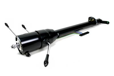 1955-1956 Chevy Tilt Column Shift  Steering Column - Black Powder Coated