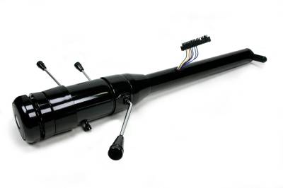 19 1/4" 9-bolt Tilt/Telescoping Floor Shift  Steering Column - Black