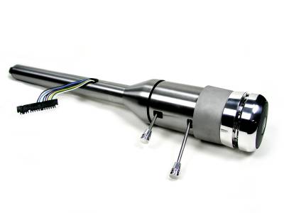 36 1/4" 9-Bolt Tilt/Telescoping Column Shift Steering Column - Paintable Steel