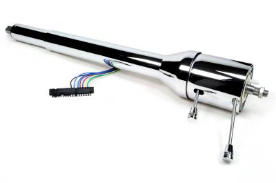 1967-68 RHD Camaro Chevelle GTO Tilt Floor Shift  Steering Column - Chrome