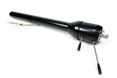 1965-66 RHD Mustang Tilt Floor Shift Steering Column - Black Powder Coated