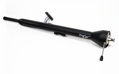 Steering Column Pro-Lite Straight 65-66 Mustang - Black Texture Powder Coat