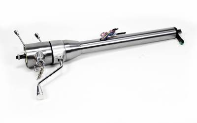 28" Tilt Column Shift Steering Column with id.CLASSIC Ignition - Paintable Steel