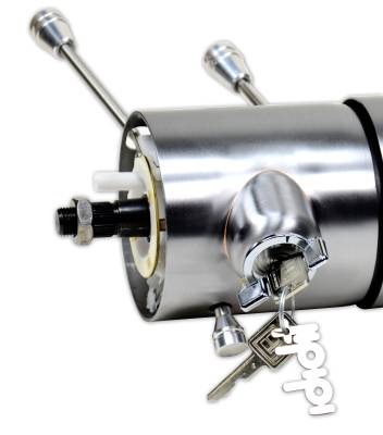 IDIDIT - 21 1/4" 9-bolt Tilt/Telescoping Column Shift with id.CLASSIC Ignition - Paintable Steel