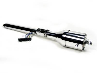 1967-68 Camaro Tilt Floor Shift Steering Column - Polished