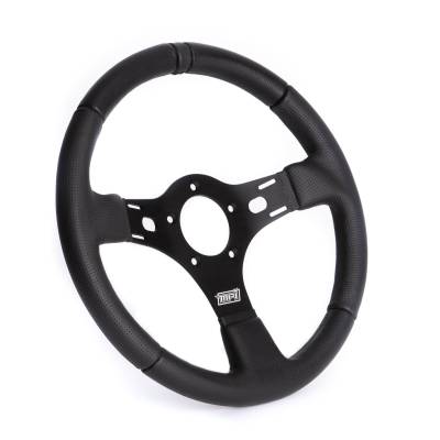 ididit  LLC - MPI Drag Racing Aluminum Steering Wheel Black - Image 1